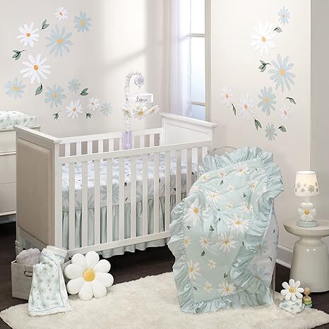 Lambs & Ivy Sweet Daisy 3PC Crib Set