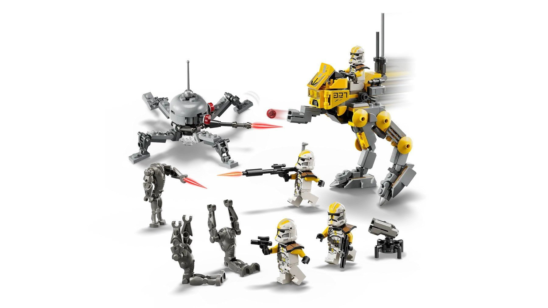 Lego 327TH Star Wars Star Corps Clone Troopers Battle