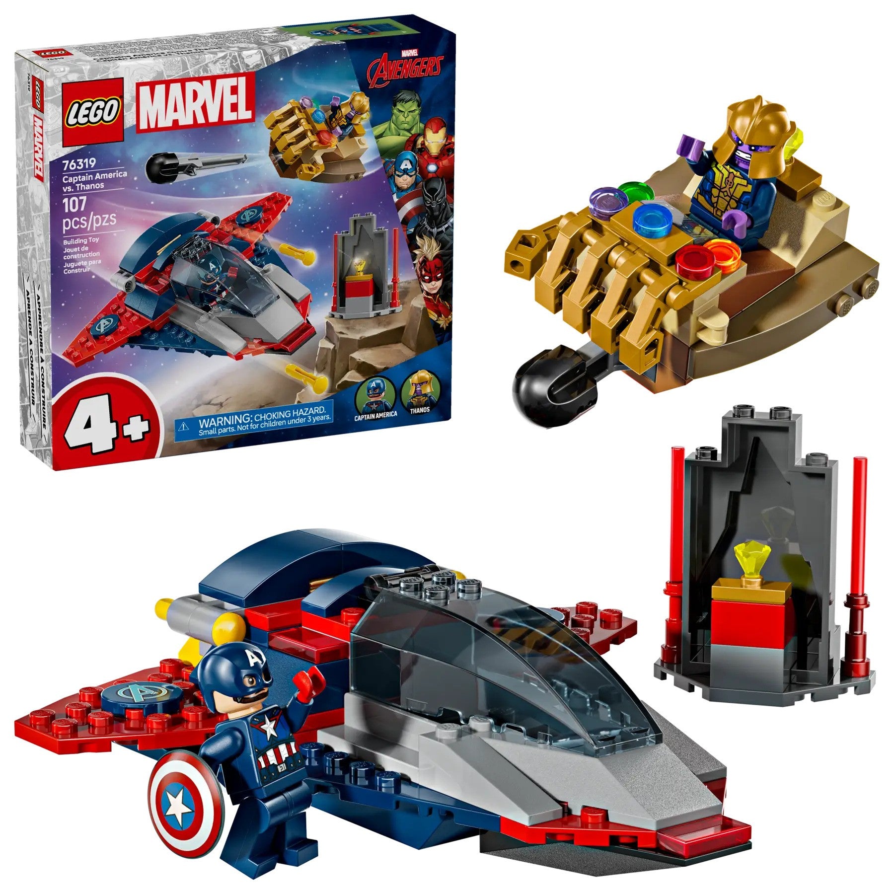 Lego Captain America vs. Thanos