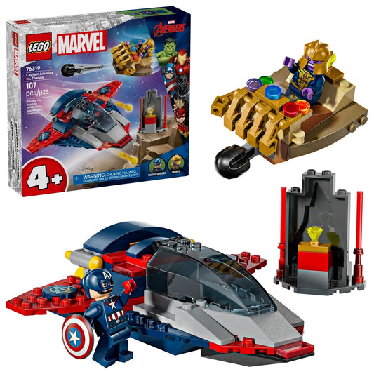 Lego Captain America vs. Thanos