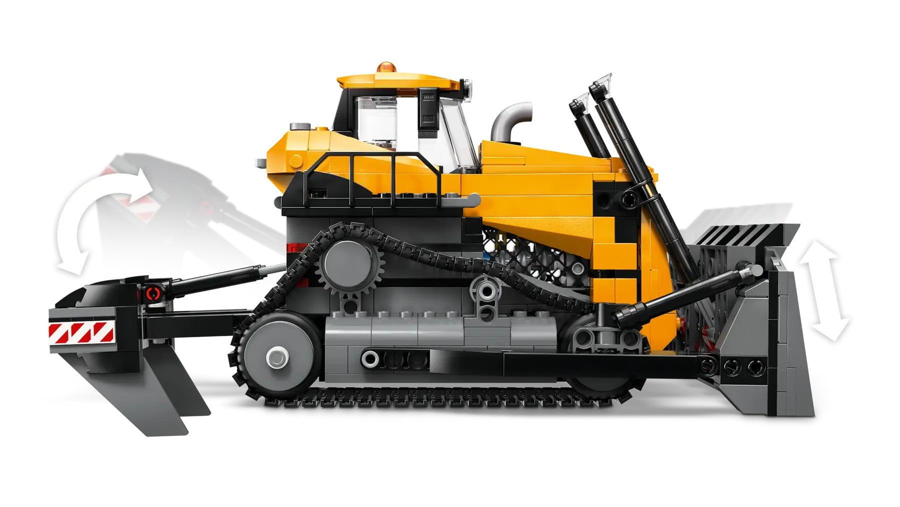 Lego City Yellow Bulldozer w/Front Loader