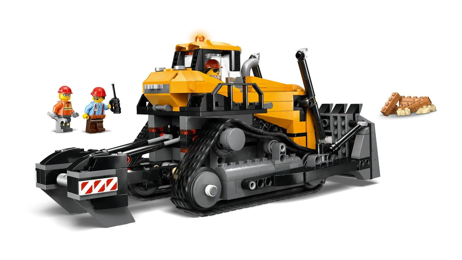 Lego City Yellow Bulldozer w/Front Loader
