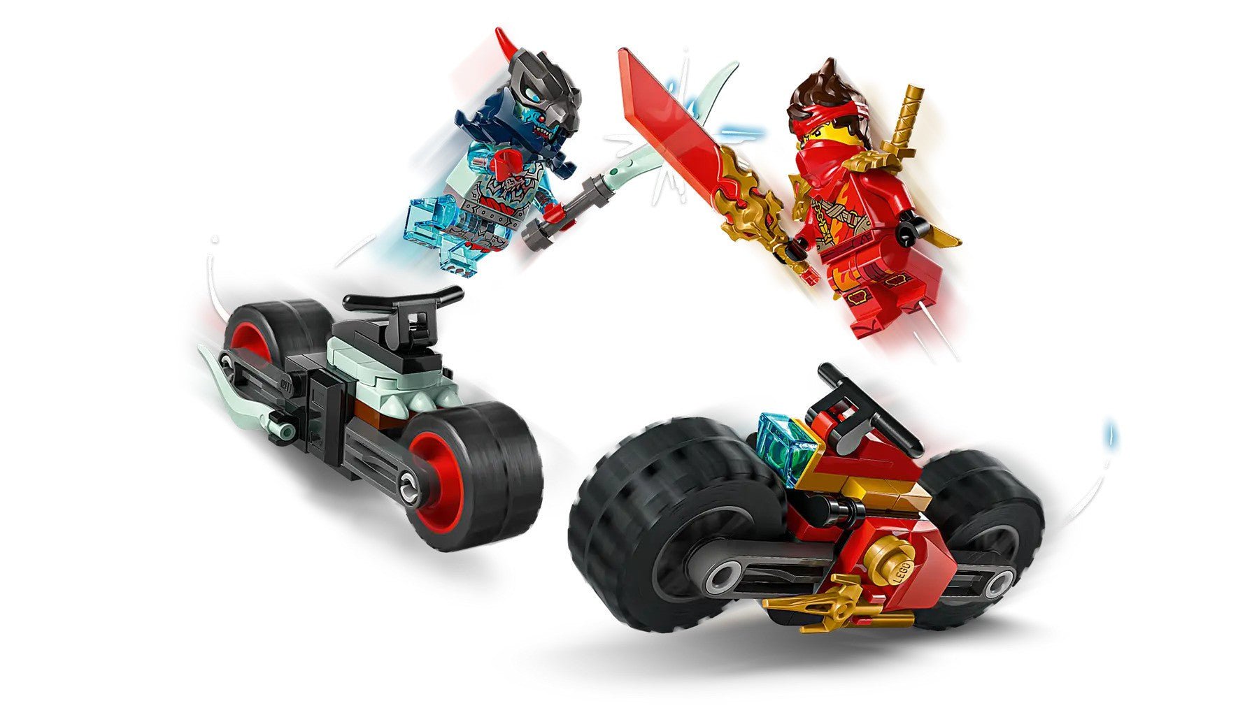Lego Kai's Motorcycle Speed Race