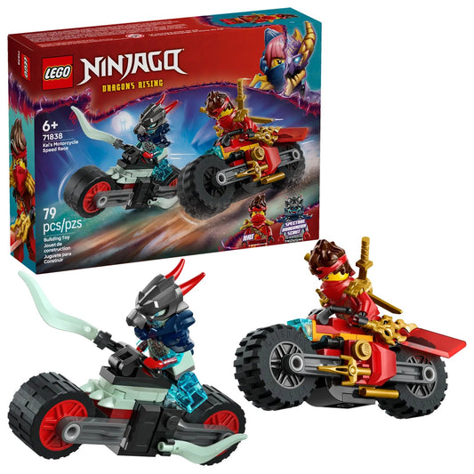Lego Kai's Motorcycle Speed Race