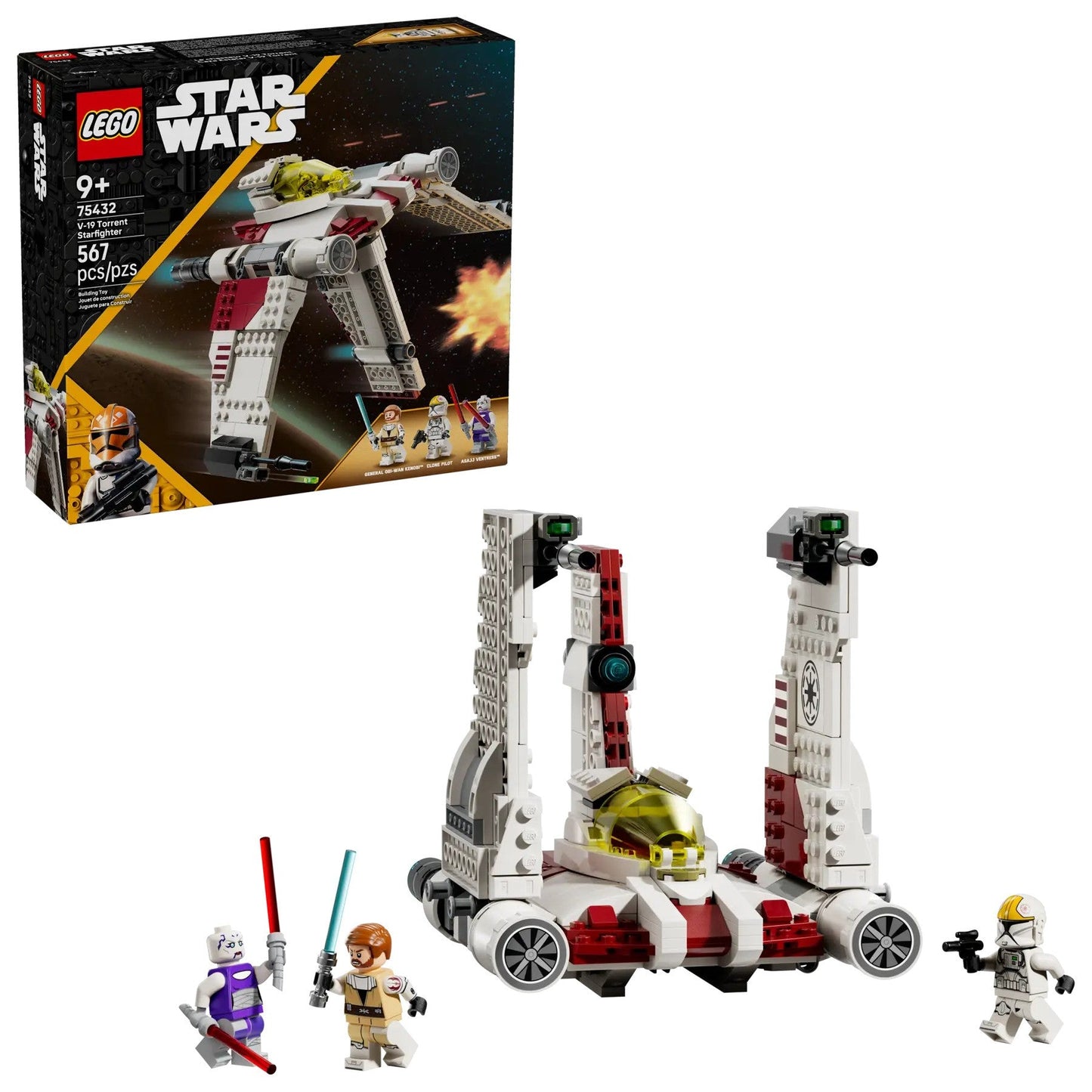 Lego Building and Construction Lego Star Wars V-19 Torrent Starfighter