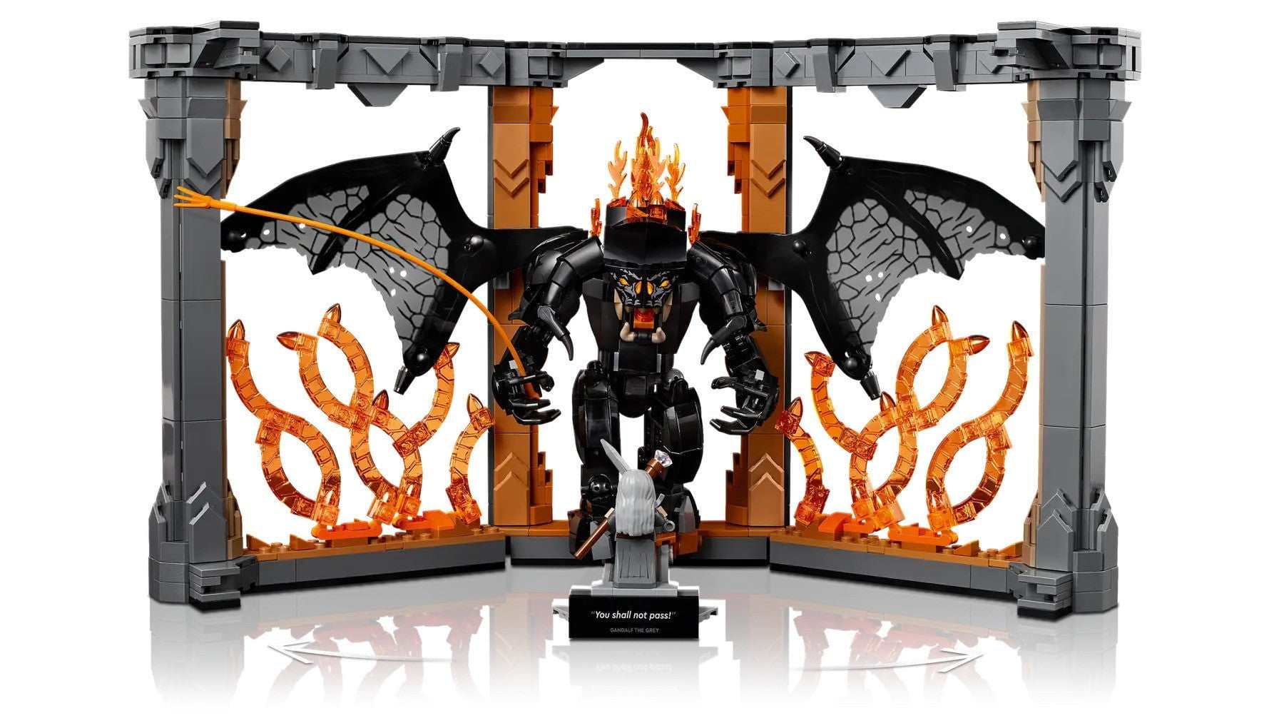 Lego The Lord of the Rings Balrog Book Nook