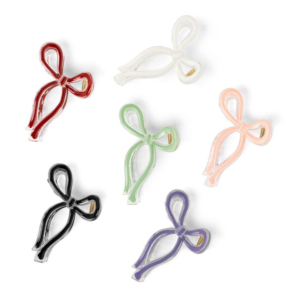 DM MerchandisingLemon Lavender Crush Very Demure Bow Hair ClipBabysupermarket