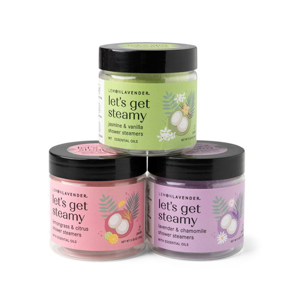 DM Merchandising Lemon Lavender Lets Get Steamy Shower Bombs - 3 Pack