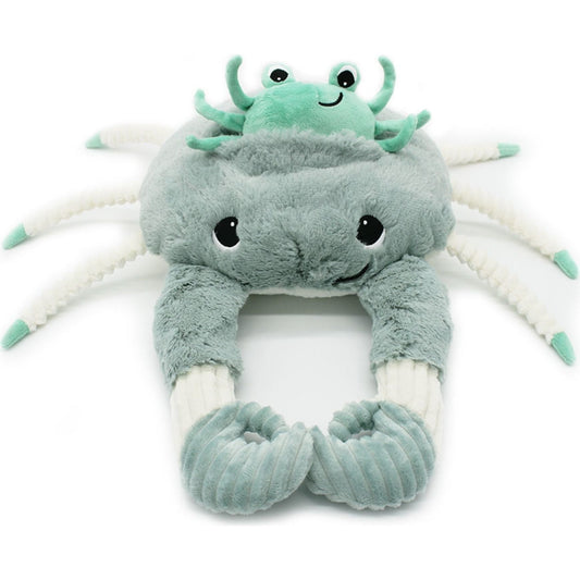 Peter John M Distribution Plush Les Ptipotos: Crab Mom and Baby Mint
