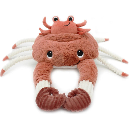 Peter John M Distribution Plush Les Ptipotos: Crab Mom and Baby Terracotta