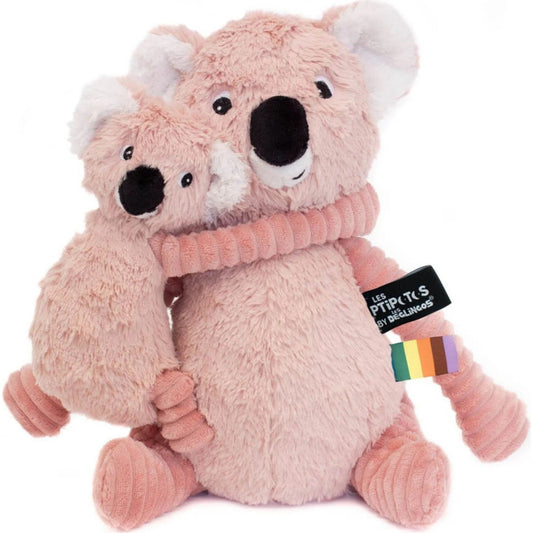 Les Ptipotos: Koala Mom and Baby Pink
