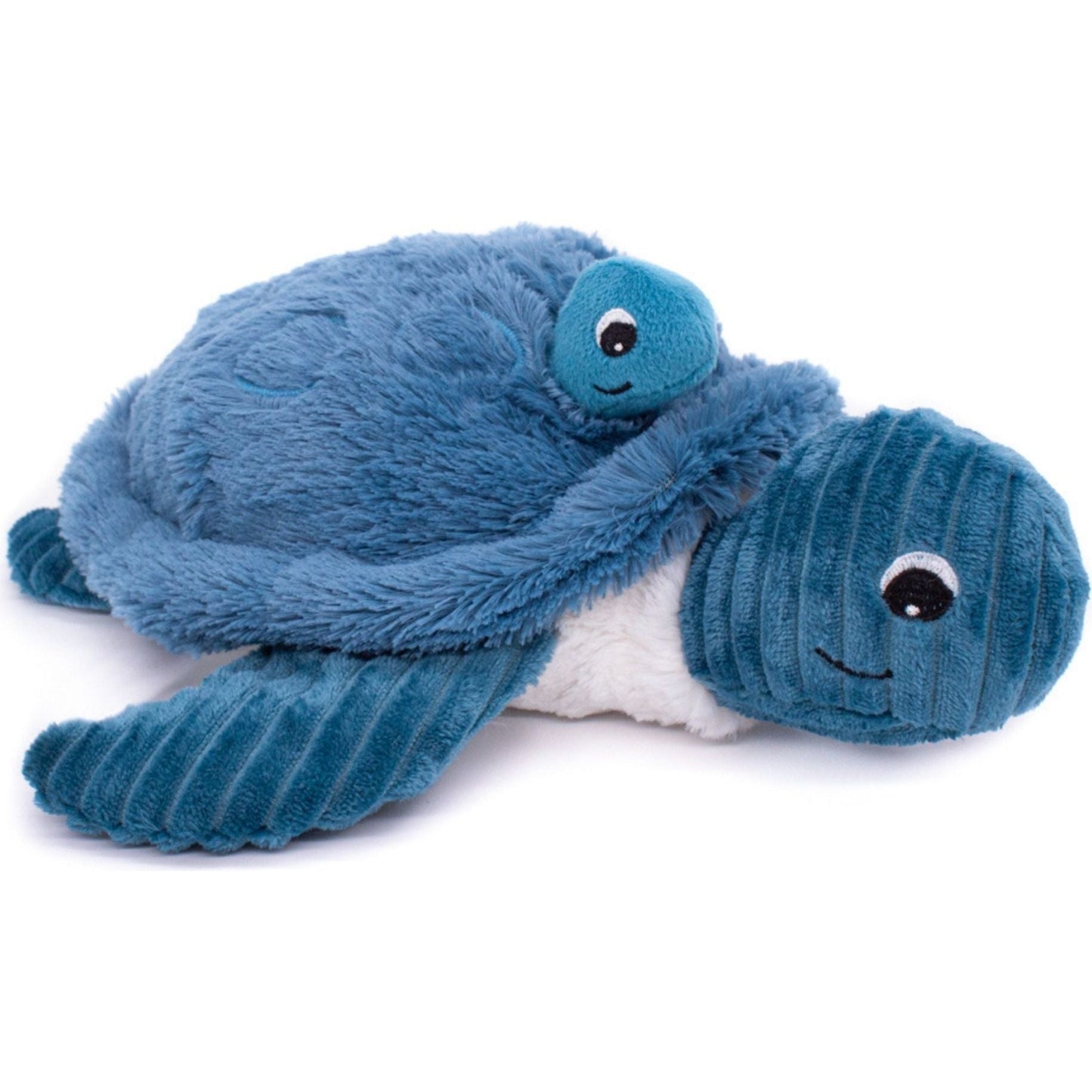 Les Ptipotos: Sea Turtle Mom and Baby Medium Blue