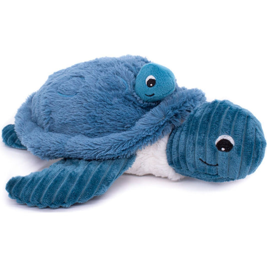 Les Ptipotos: Sea Turtle Mom and Baby Medium Blue