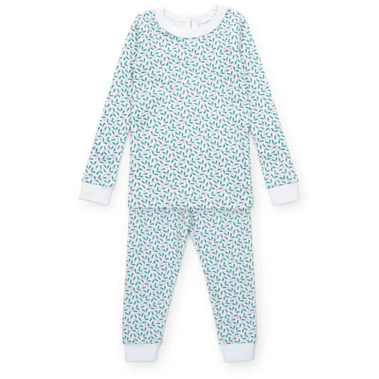 Lila and Hayes Holly Holiday / 2 Toddler Lila and Hayes Ava Girls Pajama Set - Holly Holiday