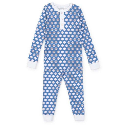 Lila and Hayes Baseball Grandslam Jack Pajama Set babysupermarket