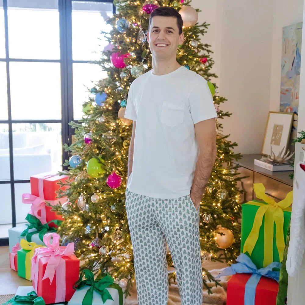 Lila and Hayes Lila and Hayes Brent Mens Hangout Pant - Under the Christmas Tree