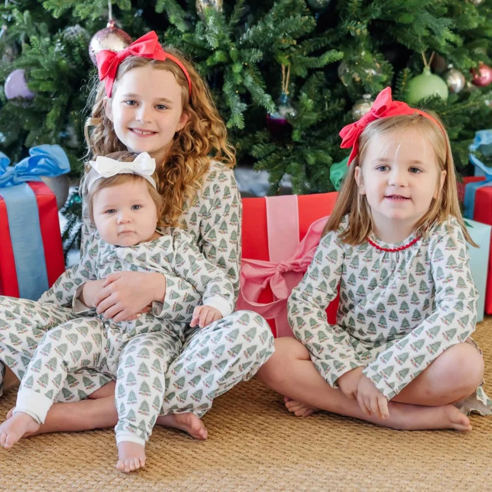 Lila and Hayes Lila and Hayes Carlin Girls Dress - Under the Christmas Tree