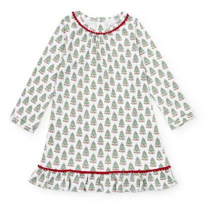 Lila and Hayes Under the Christmas Tree / 2 Toddler Lila and Hayes Carlin Girls Dress - Under the Christmas Tree