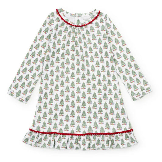 Lila and Hayes Under the Christmas Tree / 2 Toddler Lila and Hayes Carlin Girls Dress - Under the Christmas Tree