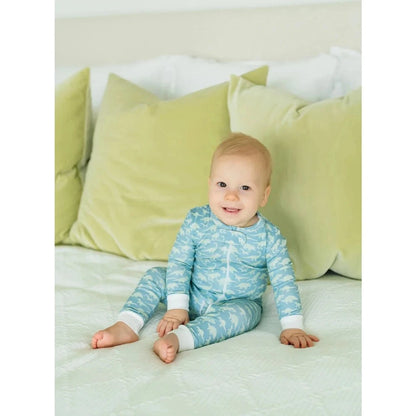 Lila and Hayes Boys Apparel / Sleepwear / Infant Lila and Hayes Dinosaur Dig Parker Zipper Pajama