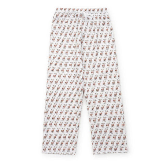 Lila and Hayes Boys Apparel / Sleepwear / Kids Festive Deer / 4 Toddler Lila and Hayes Festive Deer Beckett Hangout Pant