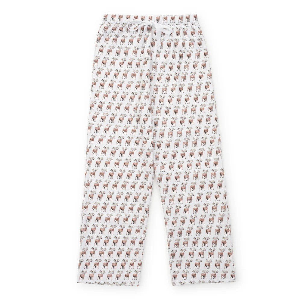 Lila and Hayes General Festive Deer / X-Small Lila and Hayes Festive Deer Brent Hangout Pant