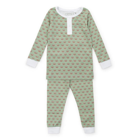 Lila and Hayes Boys Apparel / Sleepwear / Toddler 2 Toddler / Football Lila and Hayes Football Jack Pajama Set