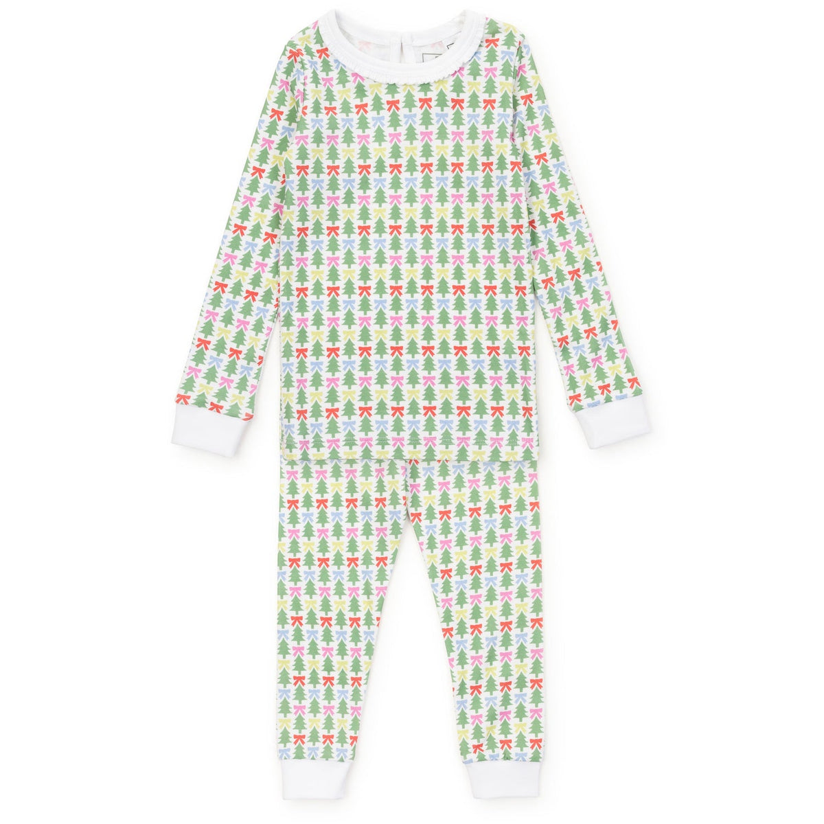 Lila and Hayes Tree Topper Bows / 18-24 Mo Lila and Hayes Girls Ava Pajama - Tree Topper Bows