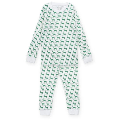 Lila and Hayes Grayson Boys Pajama Pant Set - Woodland Deer