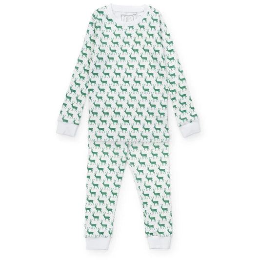 Lila and Hayes Grayson Boys Pajama Pant Set - Woodland Deer