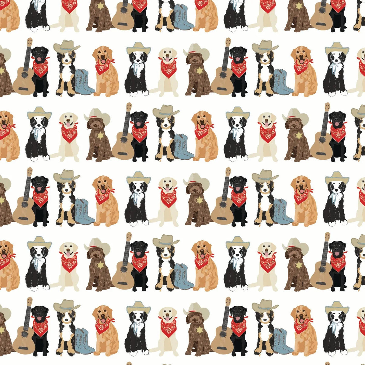 Lila and HayesLila and Hayes Grayson Pajama Set - Western PupsBabysupermarket