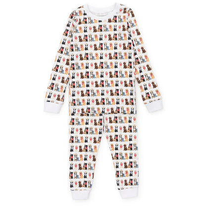 Lila and HayesLila and Hayes Grayson Pajama Set - Western PupsBabysupermarket