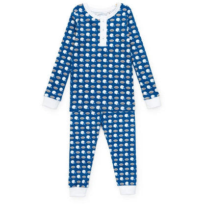 Lila and Hayes Jack Boys' Pajama Pant Set - Firstdown Football