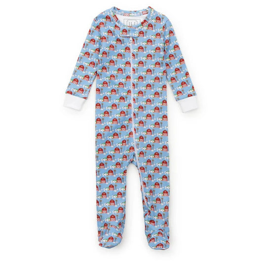 Lila and Hayes Boys Apparel / Sleepwear / Infant On the Farm / 0-3 Mo Lila and Hayes On the Farm Parker Zipper Pajama