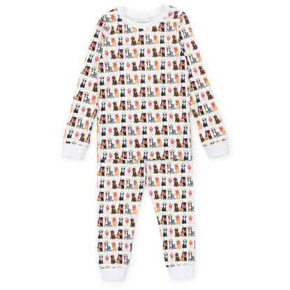 Lila and Hayes Grayson Pajama Set - Western Pups