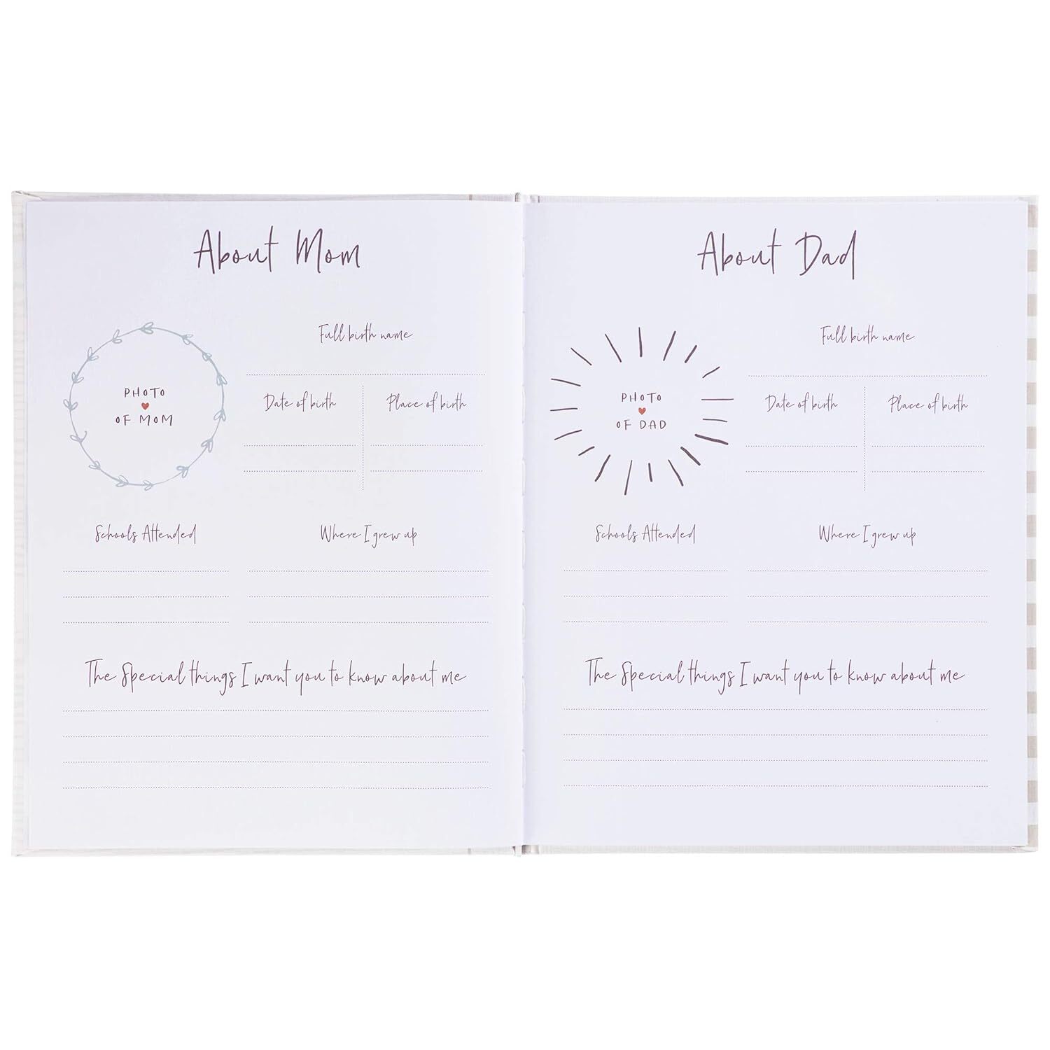 CR Gibson Baby Books Little Blessings Memory Book