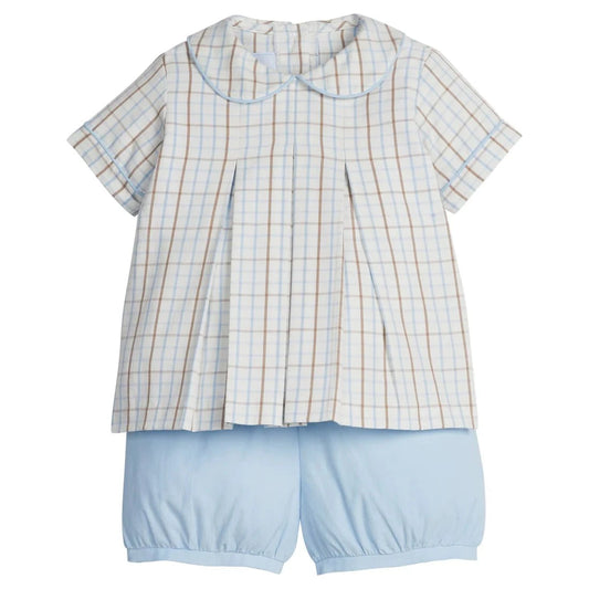 Little English Carson Short Set - Winthrop Plaid