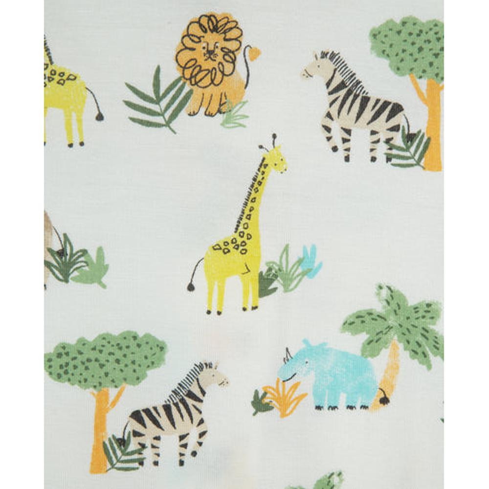 Little Me Boys Safari Zip Front Sleeper