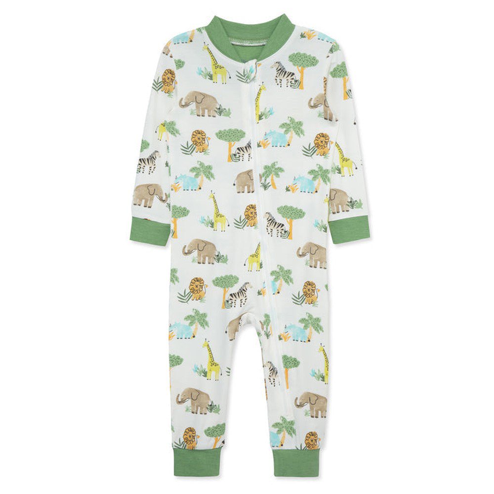 Little Me Boys Safari Zip Front Sleeper