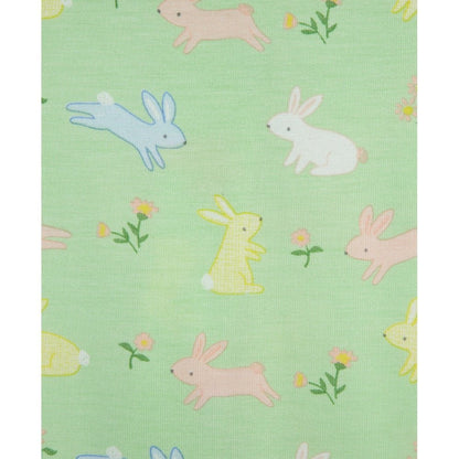 Little Me Girls Bunny Zip Front Sleeper