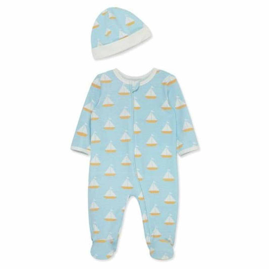 Little Me Sail Away Footie babysupermarket