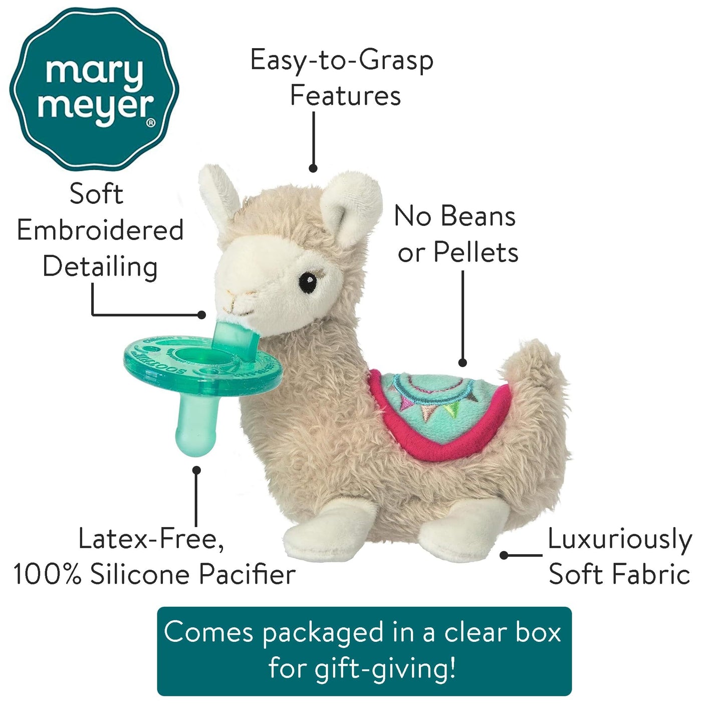 Mary Meyer Lily Llama WubbaNub Pacifier