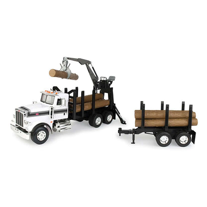 Tomy ERTL Big Farm 1:16 Peterbilt 367 Logging Truck