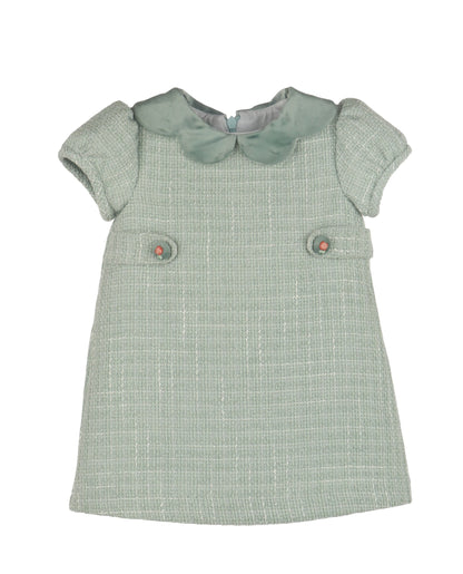 Luli & Me Green / 2 Toddler Luli & Me Chanel A-Line Dress