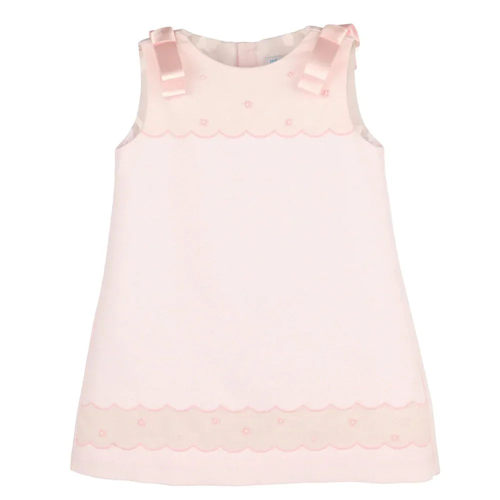 Luli & MeLuli & Me Pique Shift Dress - PinkBabysupermarket