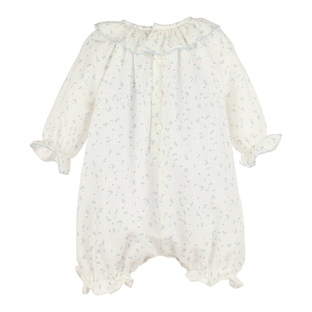 Luli & Me Apparel & Gifts Luli & Me Tiny Floral Smock Bubble