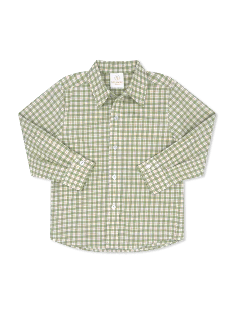 Lullaby Set Boys Shirts Pinecrest Plaid / 5 Lullaby Set Brees Button Down - Pinecrest