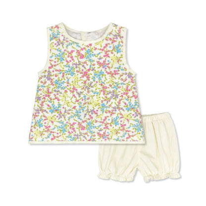 Lullaby Set Channing Bloomer Set - Bellflower Blossom, Buttercup Ministripe babysupermarket