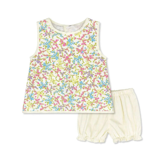 Lullaby Set Channing Bloomer Set - Bellflower Blossom, Buttercup Ministripe babysupermarket