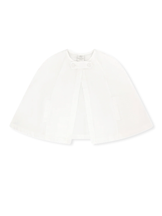 Lullaby Set Lullaby Set Girls Classic Cape - Princeton White